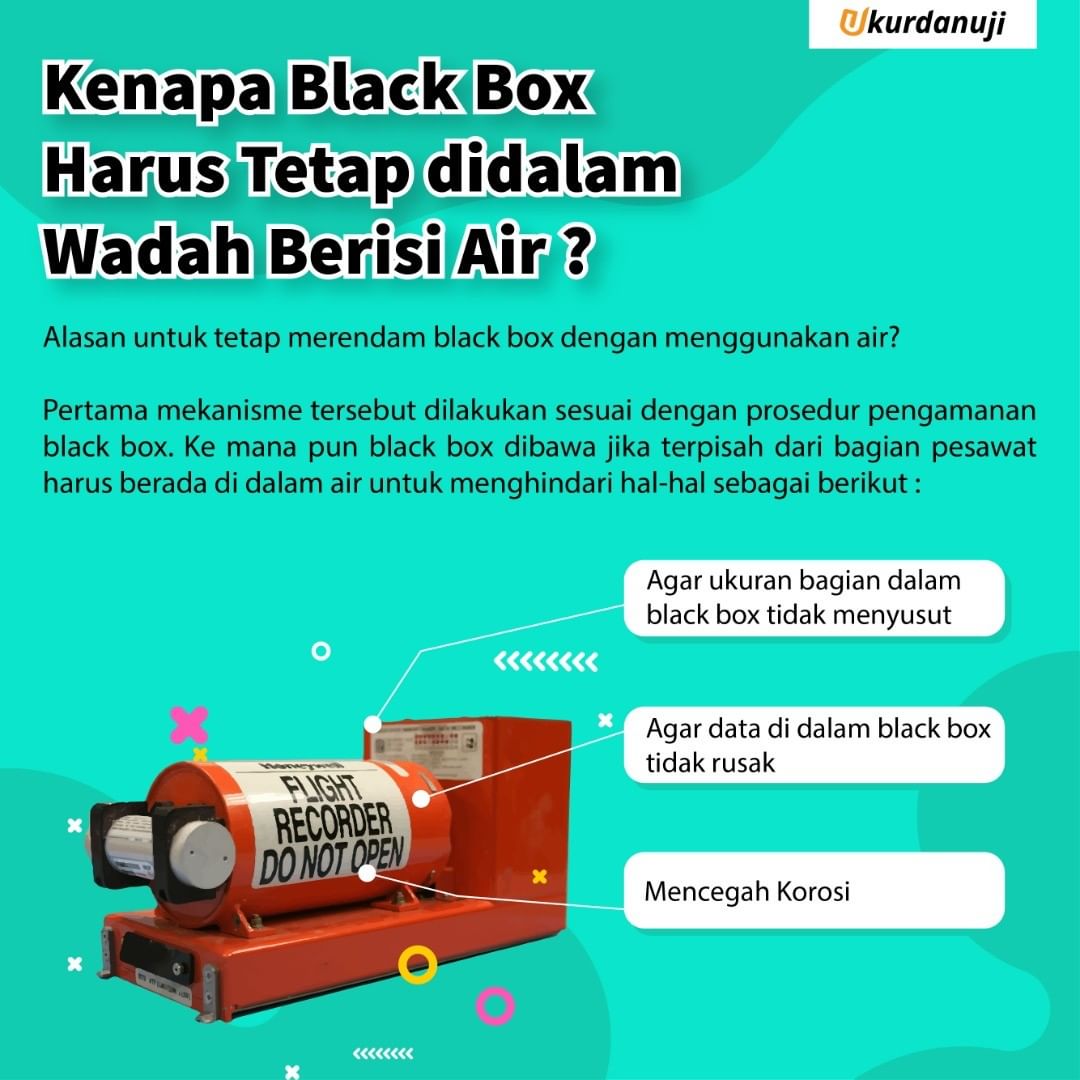 Kenapa Black Box Harus Tetap didalam Wadah Berisi Air?